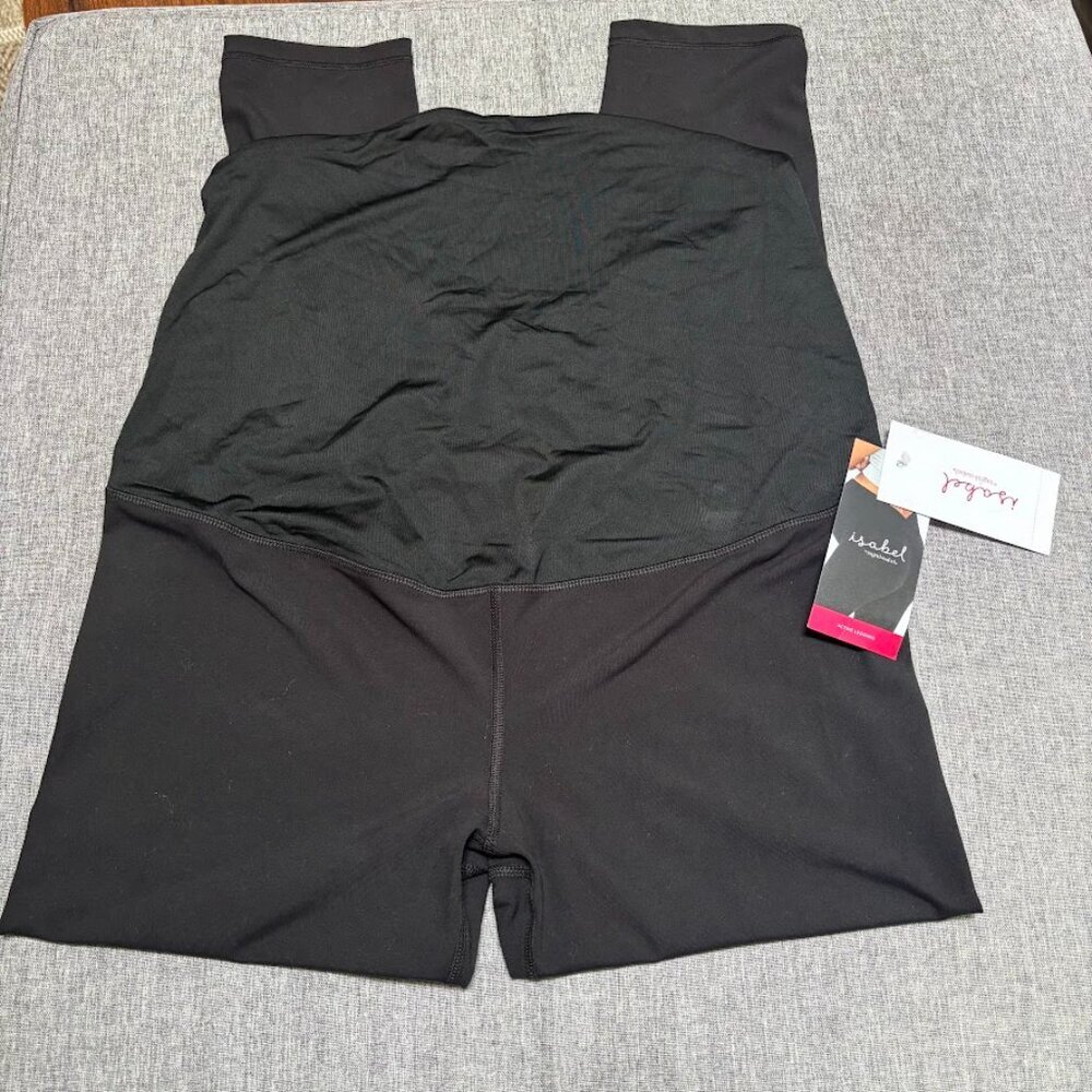Over Belly High-Rise Active Maternity Leggings, Medium